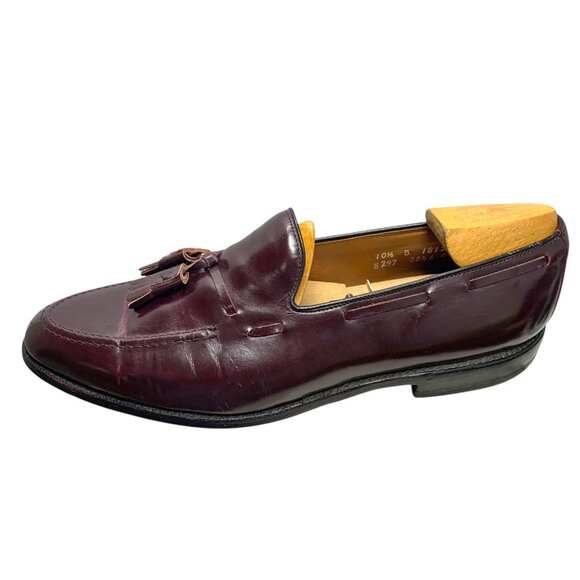 Allen Edmonds‎ Grayson 8297 Burgundy Calfskin Tassel Loafers main image 4